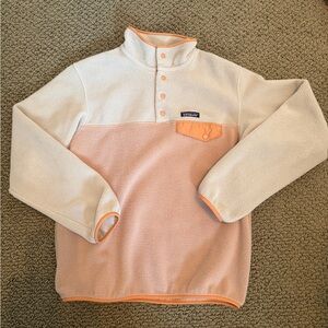 Patagonia Cream and Peach synchilla